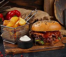 Бургер Чак ролл cheese комбо