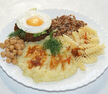 Ассорти с бифштексом (курица)