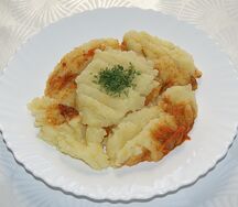 Картофельное пюре с подливой