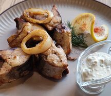 Шашлык из скумбрии