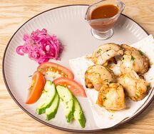 Шашлык из куриного филе бедра