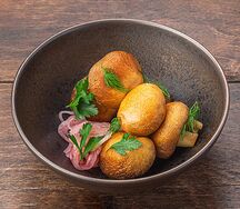 Шампиньоны на мангале