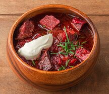 Борщ с говядиной