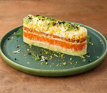 Мимоза с лососем слабосоленым