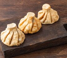 Жареные хинкали с цыплёнком