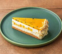 Чизкейк с персиком и маракуйей