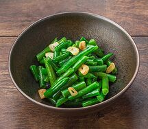 Жареная стручковая фасоль