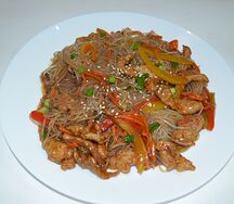 Фунчоза с курицей