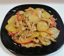 Большая тарелка с курицей Да пань цзы