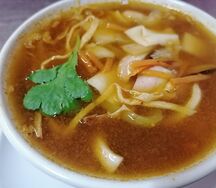 Суп с морепродуктами (острый)