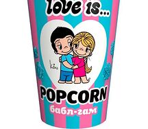Попкорн Love is со вкусом бабл-гам