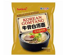 Лапша быстрого приготовления Samyang Gomtang Ramen со вкусом говядины в белом бульоне