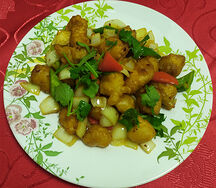 Ароматные кусочки куры