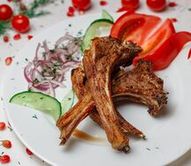 Шашлык из бараньей корейки