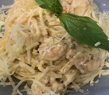 Паста с креветками