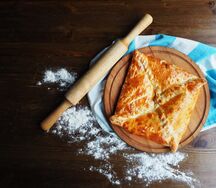 Хачапури слоеное