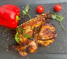 Половина курицы по-арабски