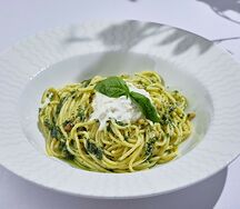 Фузилли Песто и страчателла