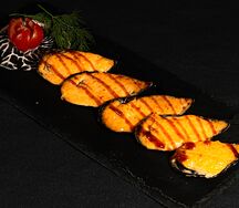 Мидии в соусе спайси