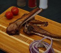 Шашлык из бараньей корейки