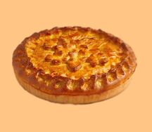 Пирог с беконом, картофелем и сыром