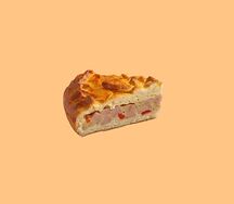 Пирог с ветчиной, сыром и болгарским перцем