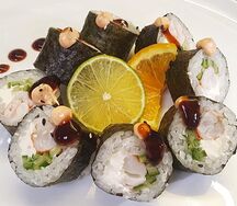 Кимпаб с креветкой