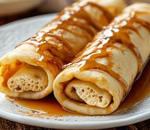 Блинчики с варёной сгущёнкой