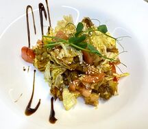 С курицей и баклажаном