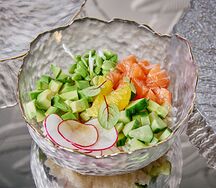 Поке боул с лососем