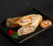 Шаурма с тигровыми креветками