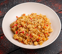 Тяхан жареный рис с овощами