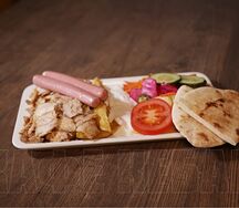 Шаверма на тарелке Xxl