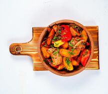 Оджахури с курицей