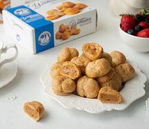 Пирожные Улетайки профитроли с вареной сгущенкой 