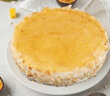 Бенто-торт воздушно-ореховый Лимончик