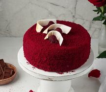 Торт Красный бархат с малиной
