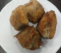 Минтай жареный
