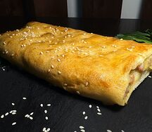 Рулет с ветчиной и сыром