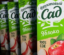 Сок Фруктовый сад яблоко