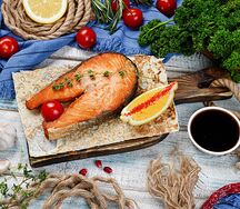 Стейк из семги