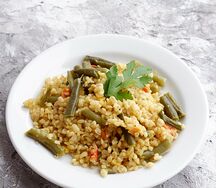 Булгур с овощами (пп)