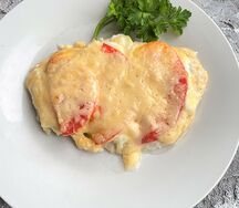 Курица под сыром