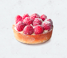 Тарталетка с малиной