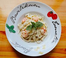 Паста с креветками