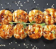 Запеченный с креветкой