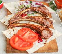 Шашлык из бараньей корейки
