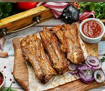 Шашлык из свиных ребрышек