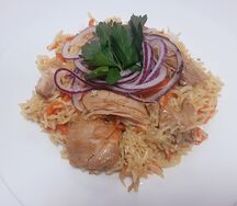Плов по-узбекски с курицей