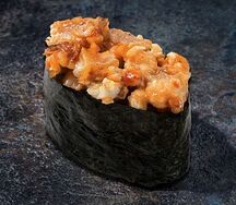 Острые суши с угрем